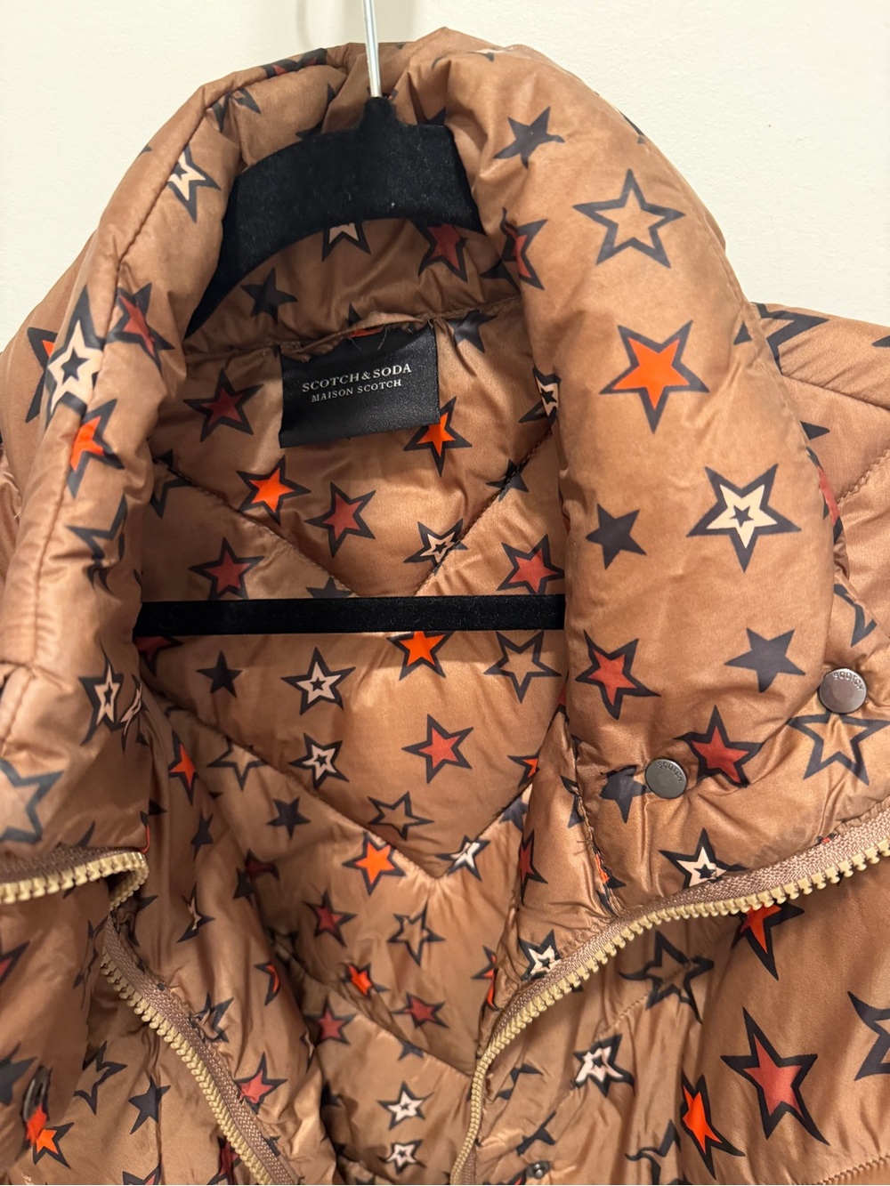 Scotch & Soda Star Print Puffer Jacket - Picture 2 of 5